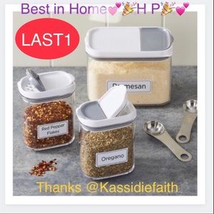 💕🎉HP🎉💕B H & G 3 pack Container with Labels